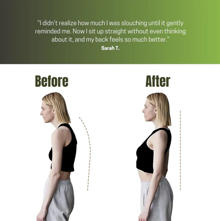 PainLeavesWorld™ Smart Micro Vibration Posture Corrector
